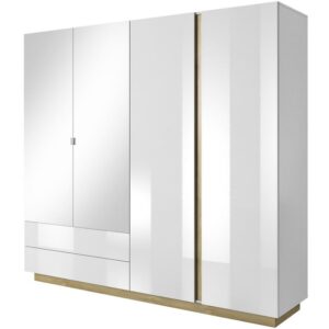 Arco L Skříň 220 Dub Grandson/Biela lesk BAUMAX