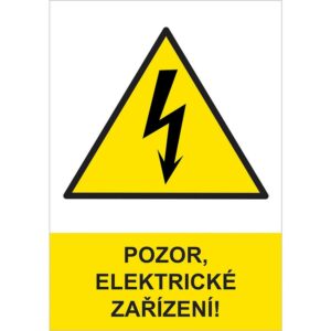 Pozor elektrické zařízení BAUMAX