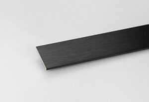 Profil Plohý Kartáčovaný Černý 20x2x1000 PARQUET MERCADO