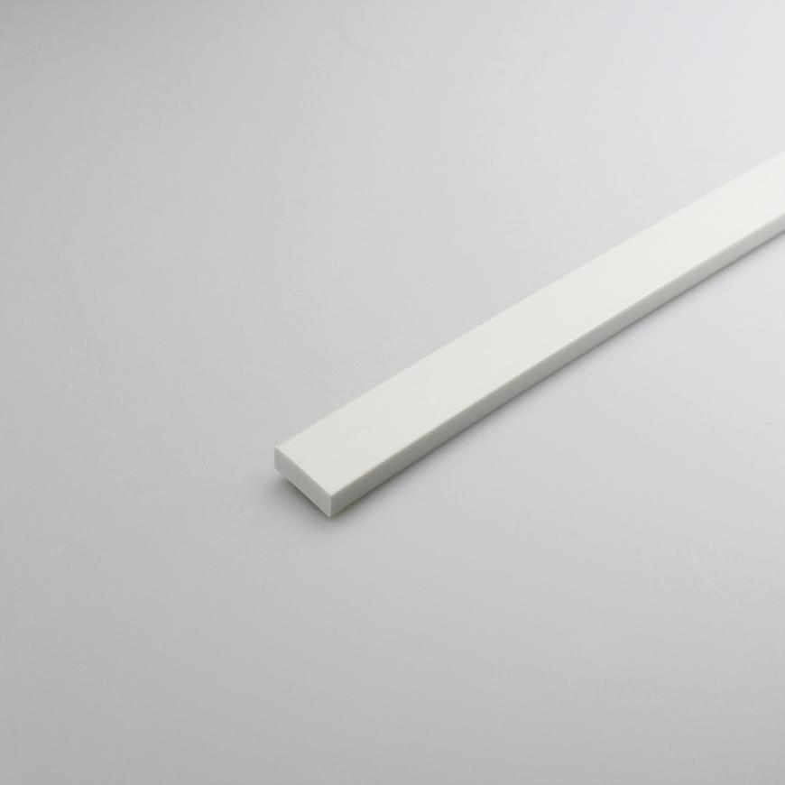 Profil Plohý PVC Bílý 13x1000 PARQUET MERCADO