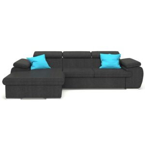 Rohová sedací souprava Polo L porto35 + pod. Porto61 sz/ni prom BAUMAX