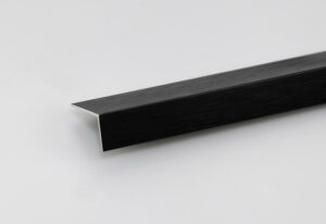 Rohový Profil ALU Kartáčovaný Černý 30x30x1000 PARQUET MERCADO