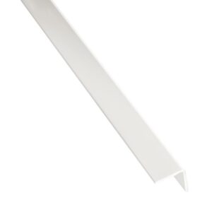 Rohový Profil Samolepící PVC Bílý Lesk 19
