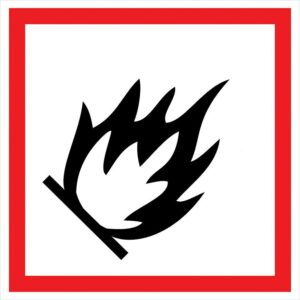 Symbol GHS 02 – hořlavé BAUMAX