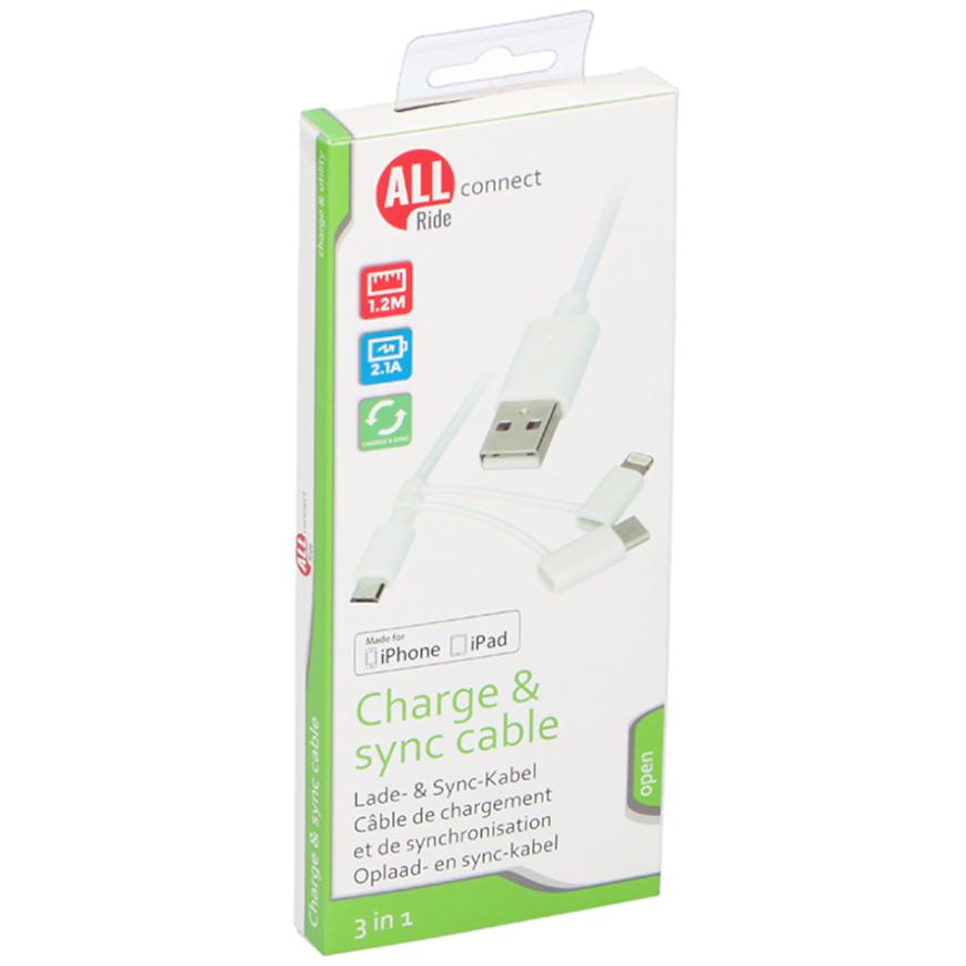 Allride Connect nabíjecí kabel micro usb