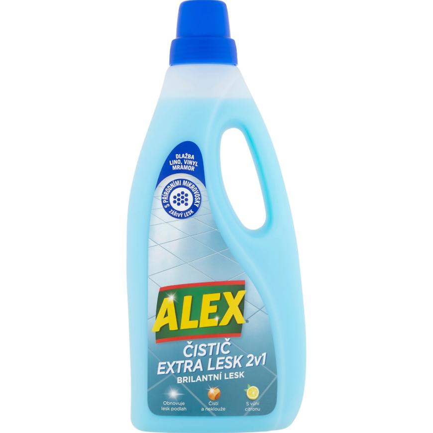 Čistič ALEX extra lesk 2v1 750 ml ALEX