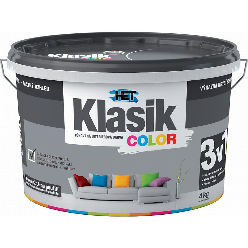 Het Klasik Color 0167 šedý betonový 4kg HET