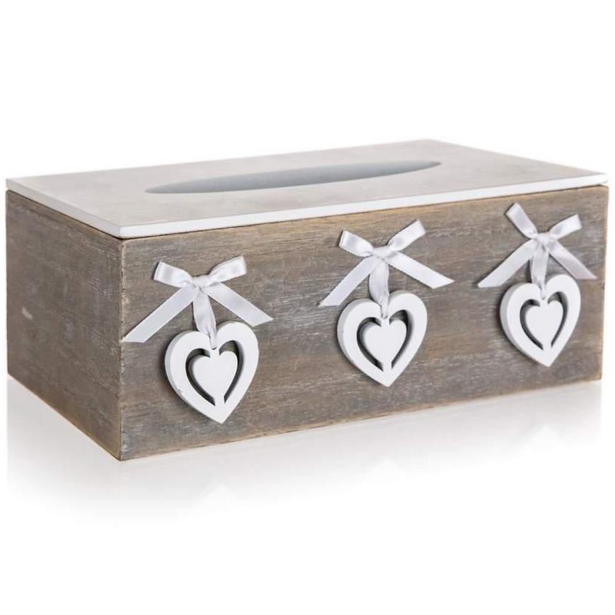 Krabička na kapesníky Sculpture Heart 63917607 BAUMAX