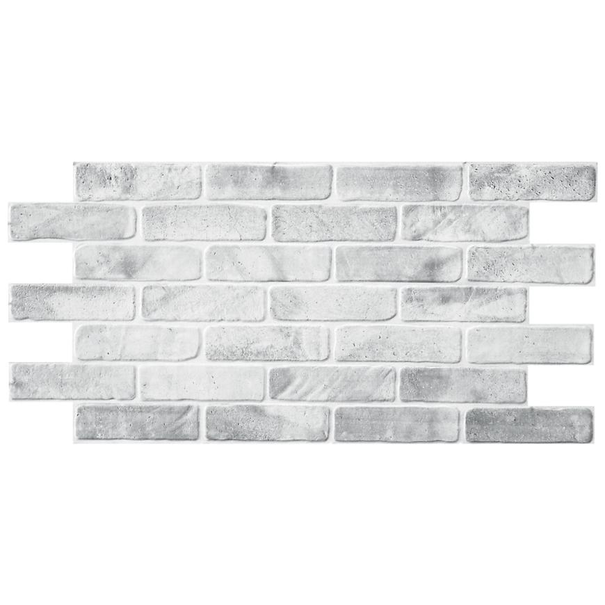 Nástěnný panel PVC Old Brick Grey 1020x495cm BAUMAX