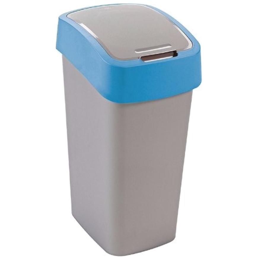 Odpadkový koš Flip Bin 25l 217817 stříbrno/modr. BAUMAX