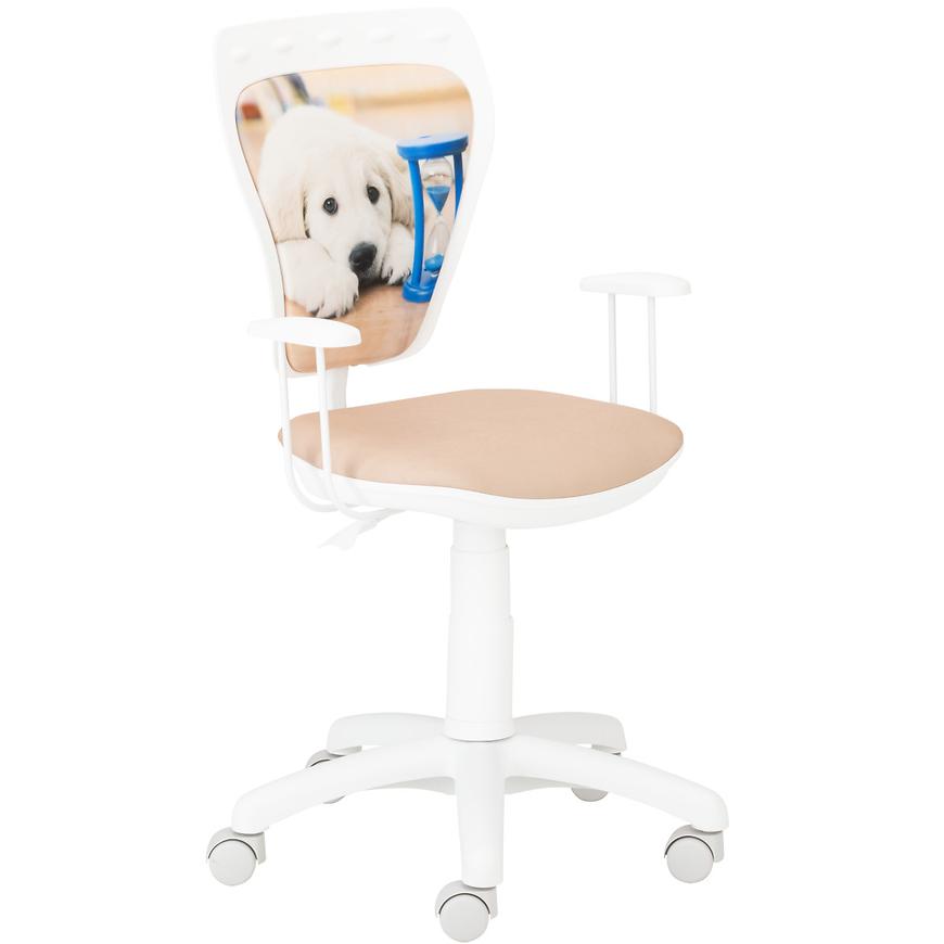 Otáčecí Židle Ministyle White - Labrador BAUMAX
