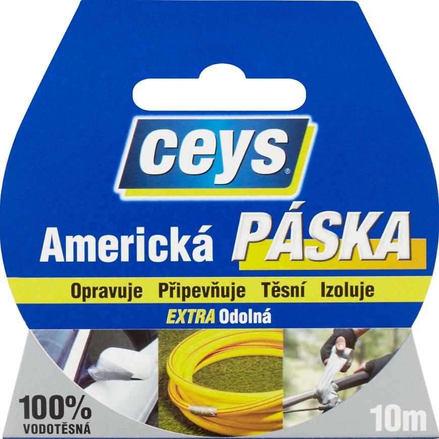 Páska Ceys Americká stříbrná 10 m x 50 mm CEYS