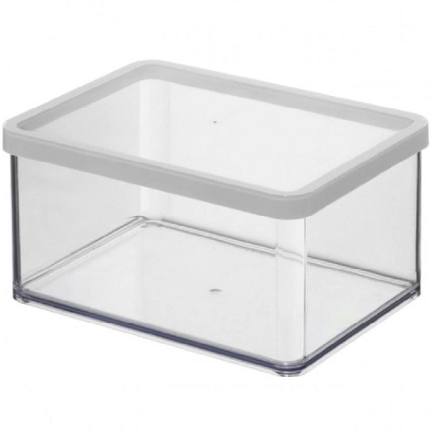 Rotho box šir. 2.25l loft průhl./bílý BAUMAX