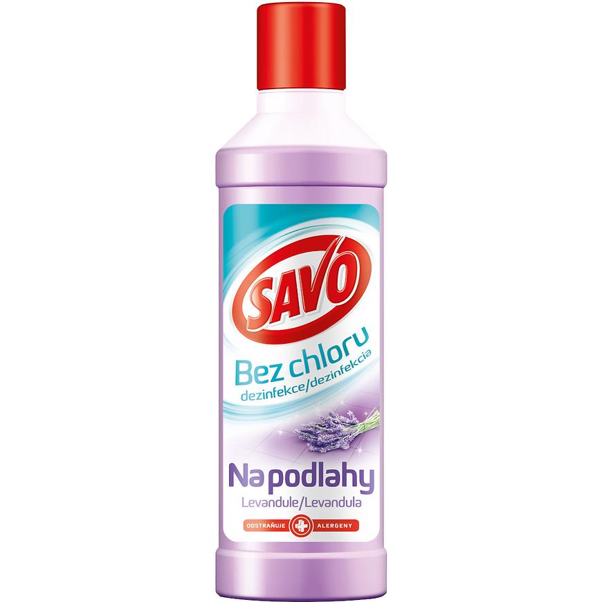 SAVO žádný chlor podlahy levandule 1000ml 700385 BAUMAX