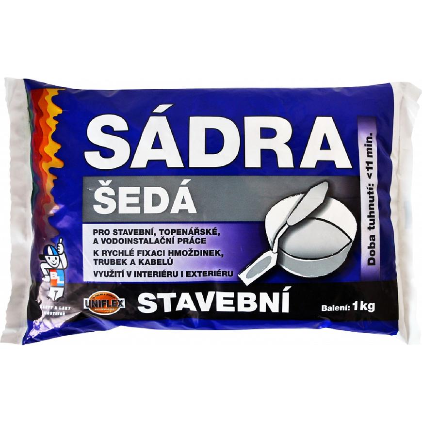 Sádra šedá 1kg BaL