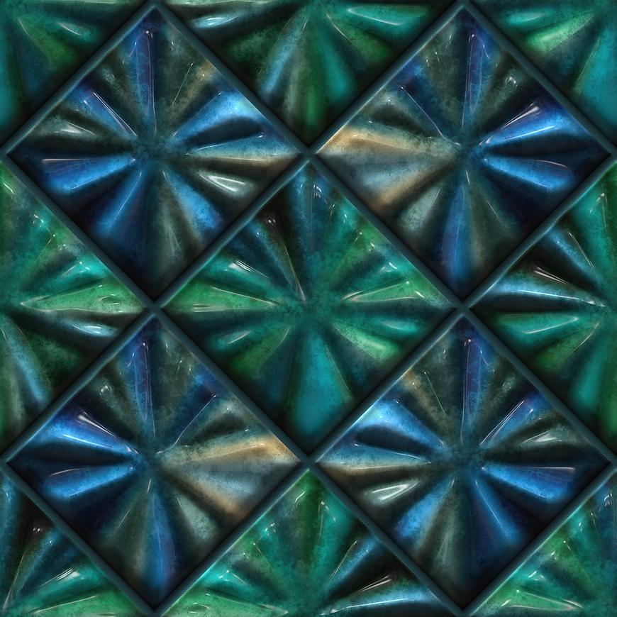 Skleněný panel 60/60 Vitro Emerald Esg AQUA MERCADO