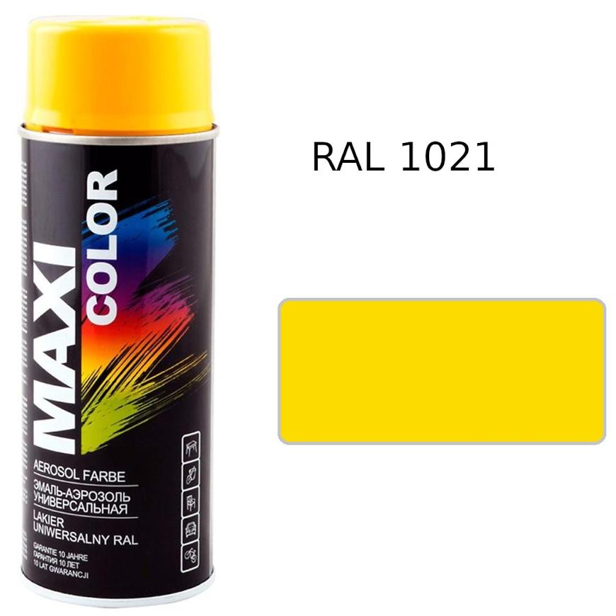 Sprej Maxi Color RAL1021 400ml MOTIP