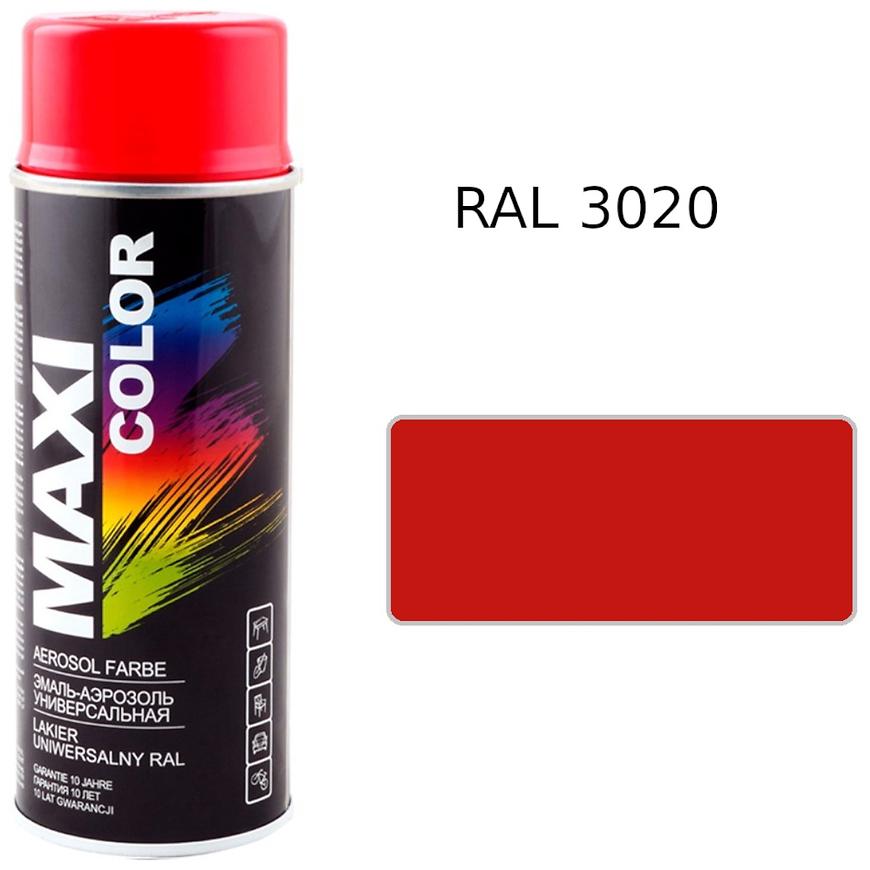 Sprej Maxi Color RAL3020 400ml MOTIP