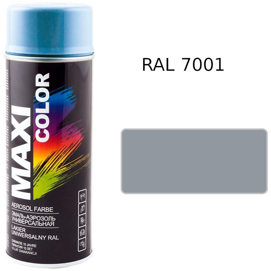 Sprej Maxi Color RAL7001 400ml MOTIP