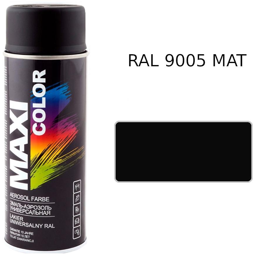 Sprej Maxi Color RAL9005 mat 400ml MOTIP
