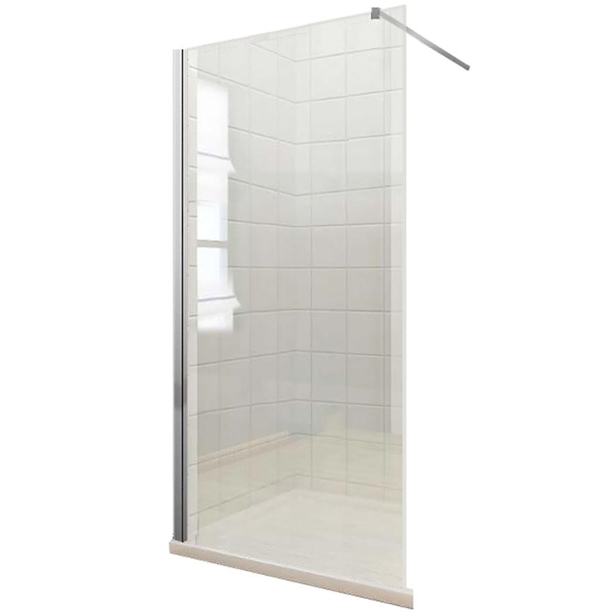 Stěna WALK-IN Soft 120x195 chromový profil BAUMAX