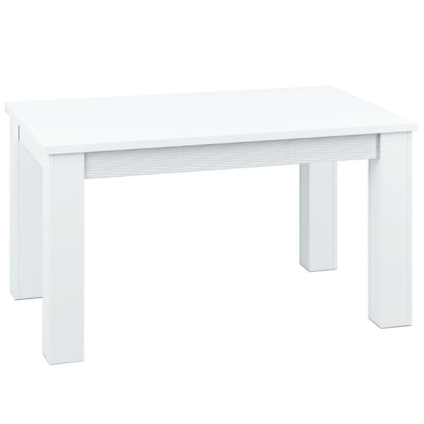 Stůl Arko 101x89+80cm Bílý Lesk BAUMAX