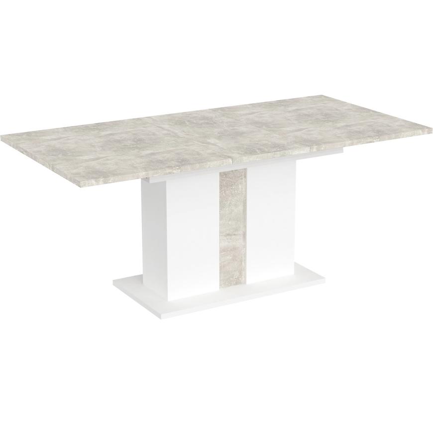 Stůl Grays 134x90+40 Bílý/Betón BAUMAX