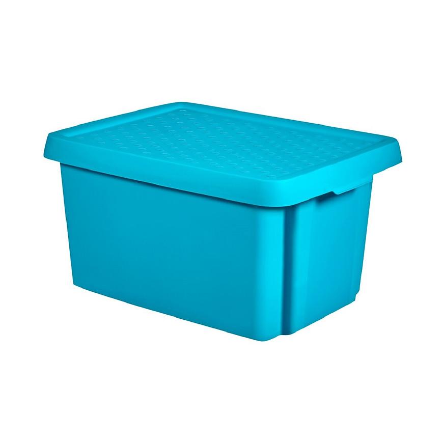 Box s víkem Essentials 16l modrý Curver Baumax