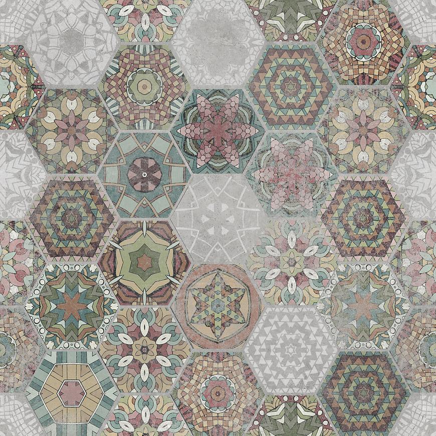 Dlažba Patchwork Hexagon Colour 60/60 Stargres