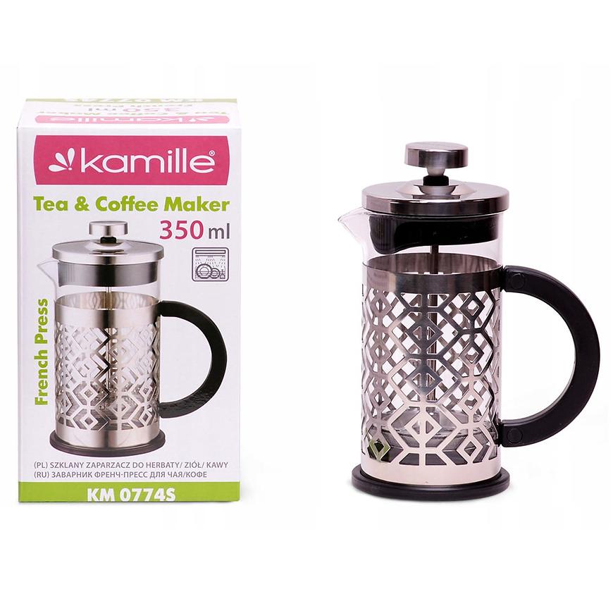 Konvička na čaj/kávu French Press 350ml Baumax