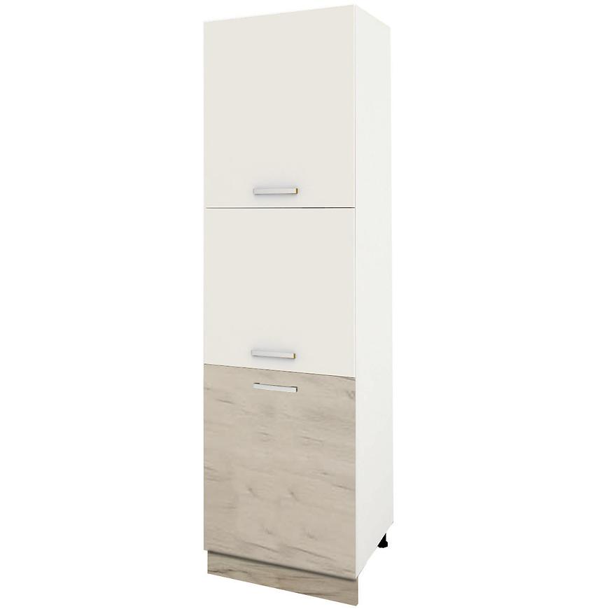 Kuchyňská skříňka Charlotte 60 Lower Base Cabinet B White/Oak White Craft Baumax