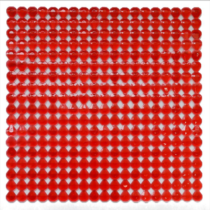 Sprchová podložka j-d5454 54X54 kolika červené Baumax