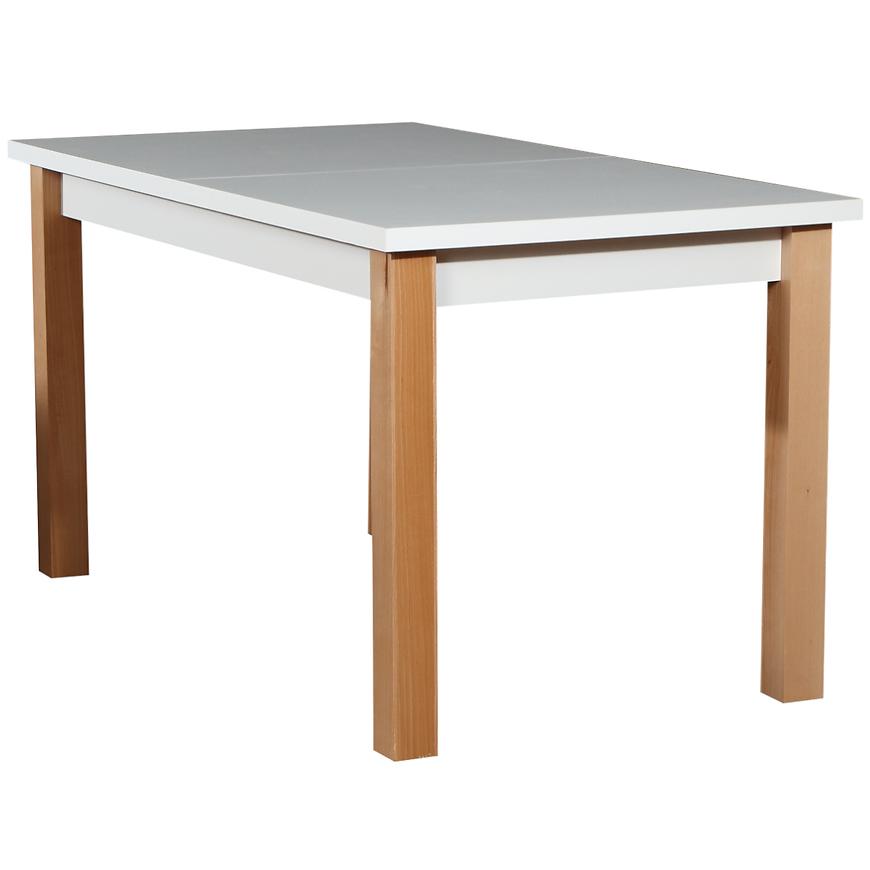 Stůl St28 140+40x80 Bílý/Buk Lak Baumax