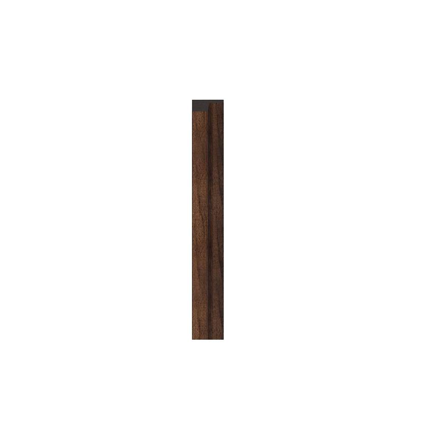 Ukončovací lišta pravá LINERIO L-LINE Chocolate 2.65m Profile Vox