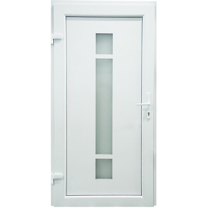 Vchodové dveře TATIANA D08 90L 98x198x7 bílý Baumax