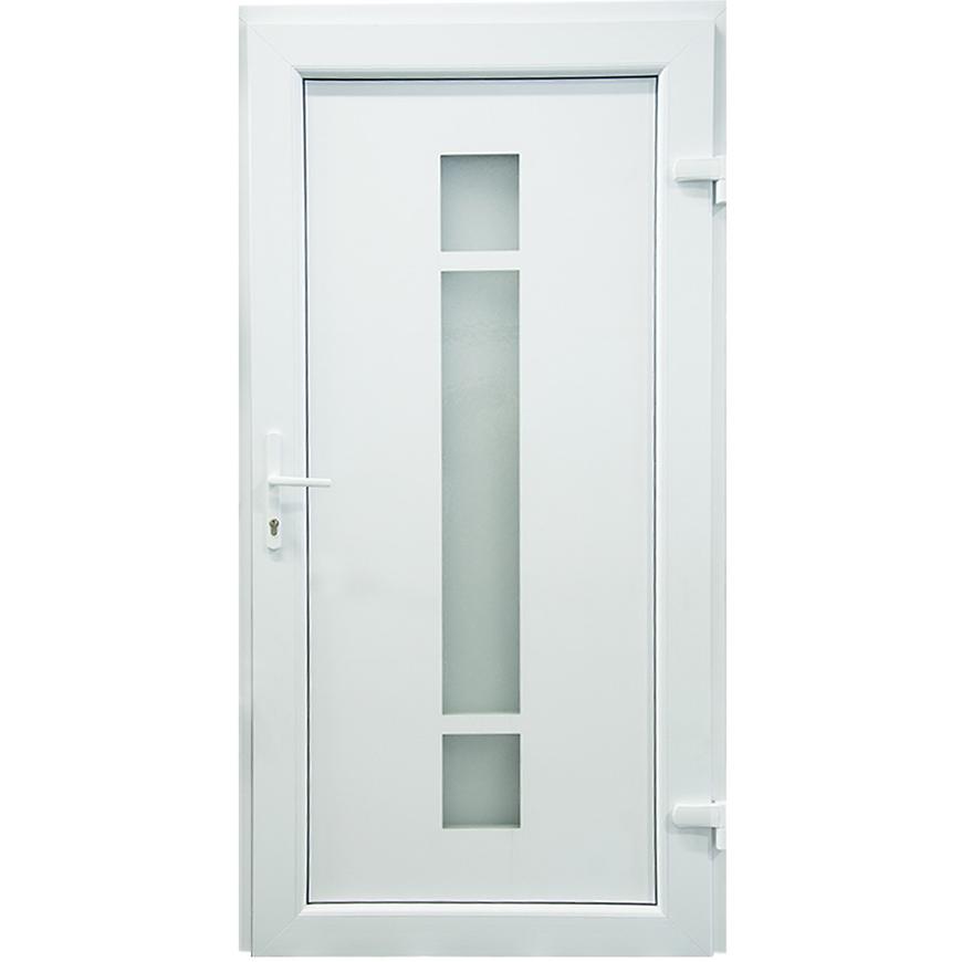 Vchodové dveře TATIANA D08 90P 98x198x7 bílý Baumax