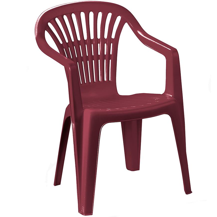 Židle plastová Scilla burgundské