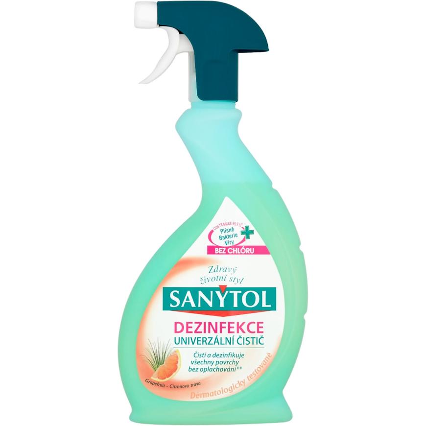 Dezinfekce čistič Sanytol univerzální grapefruit - citronová tráva 500 ml Sanytol