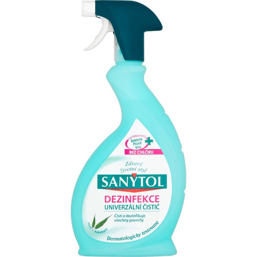Dezinfekce čistič Sanytol univerzální vůně eukalyptu 500 ml Sanytol