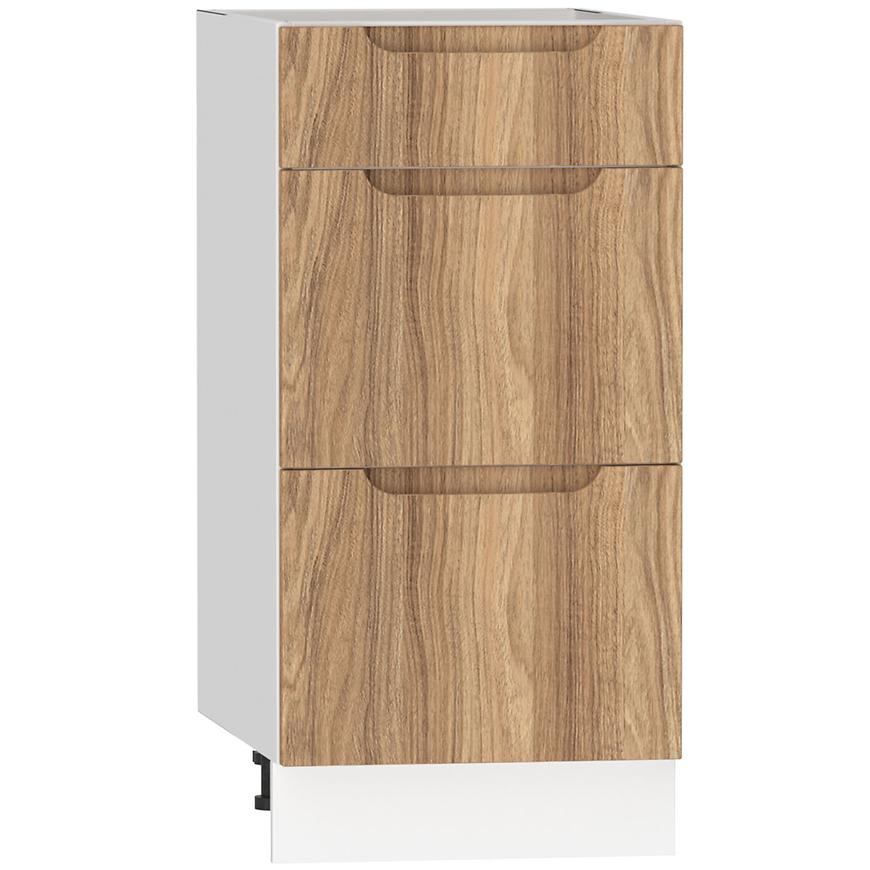 Kuchyňská Skříňka Zoya D40s/3 Dub Přírodný /Bílý Baumax