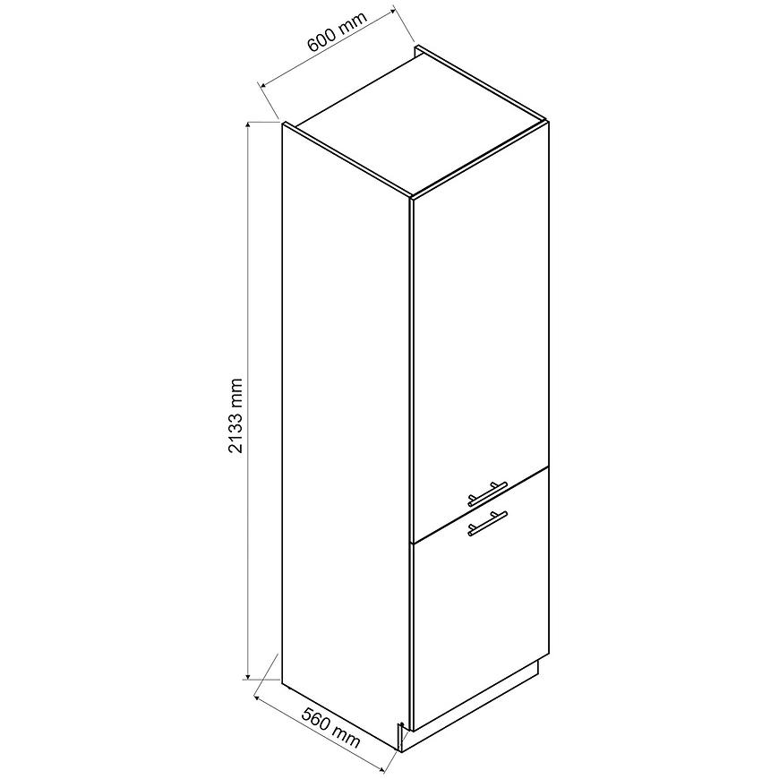 Kuchyňská Skříňka Zoya D60lo 2133 Pl 2fr Bílý Puntík/Bí Baumax