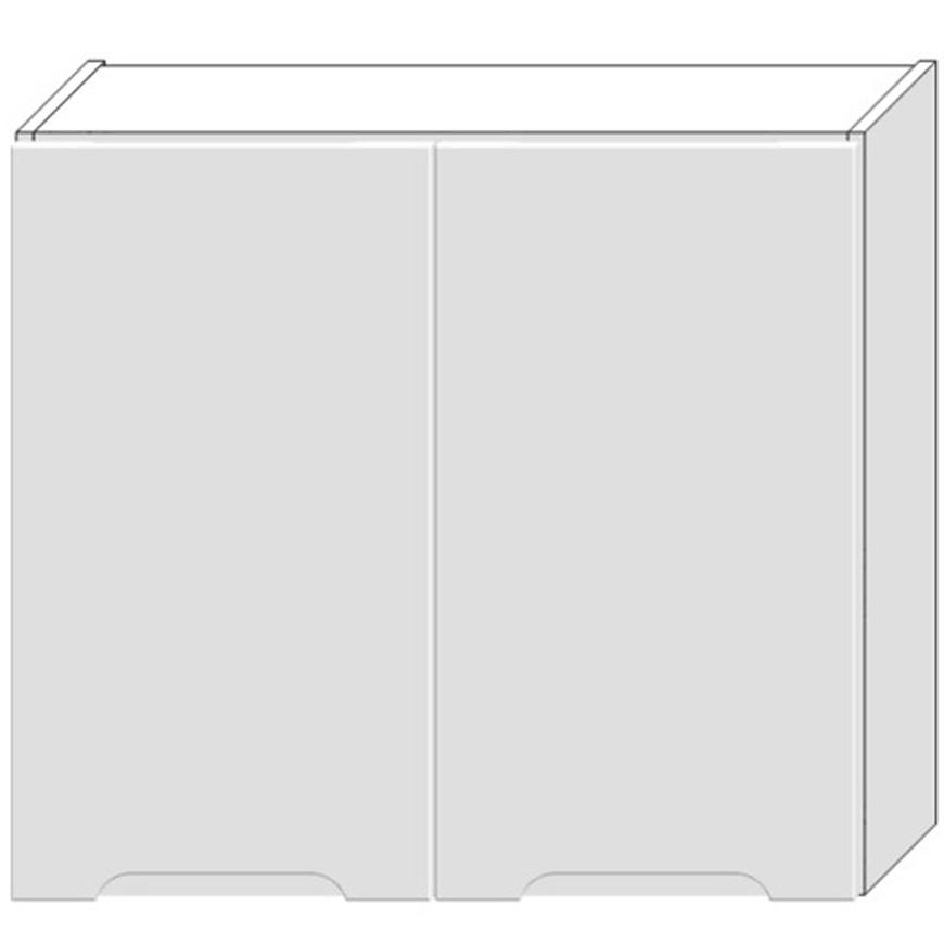 Kuchyňská Skříňka Zoya W80 Bílý Puntík/Bílý Baumax