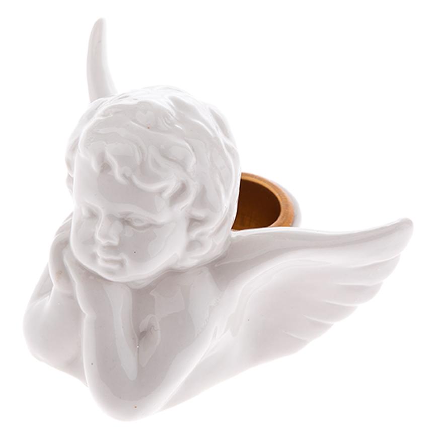 Porcelánový svícen - anděl ANP218