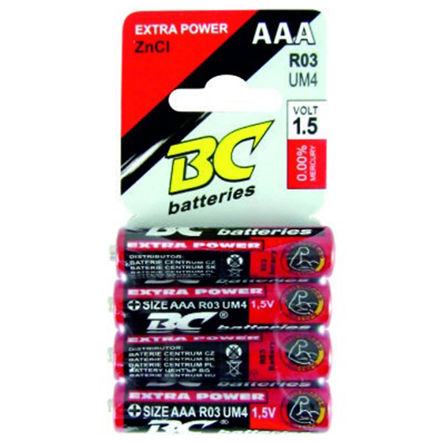 Baterie AAA zinkochloridová mikrotužková 1