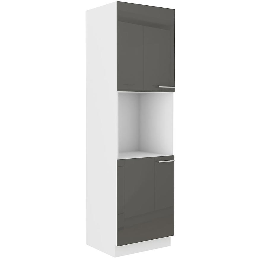 Kuchyňská Skříňka Lara 60dp-210 2f Bb Mdf Šedá Lesk Baumax