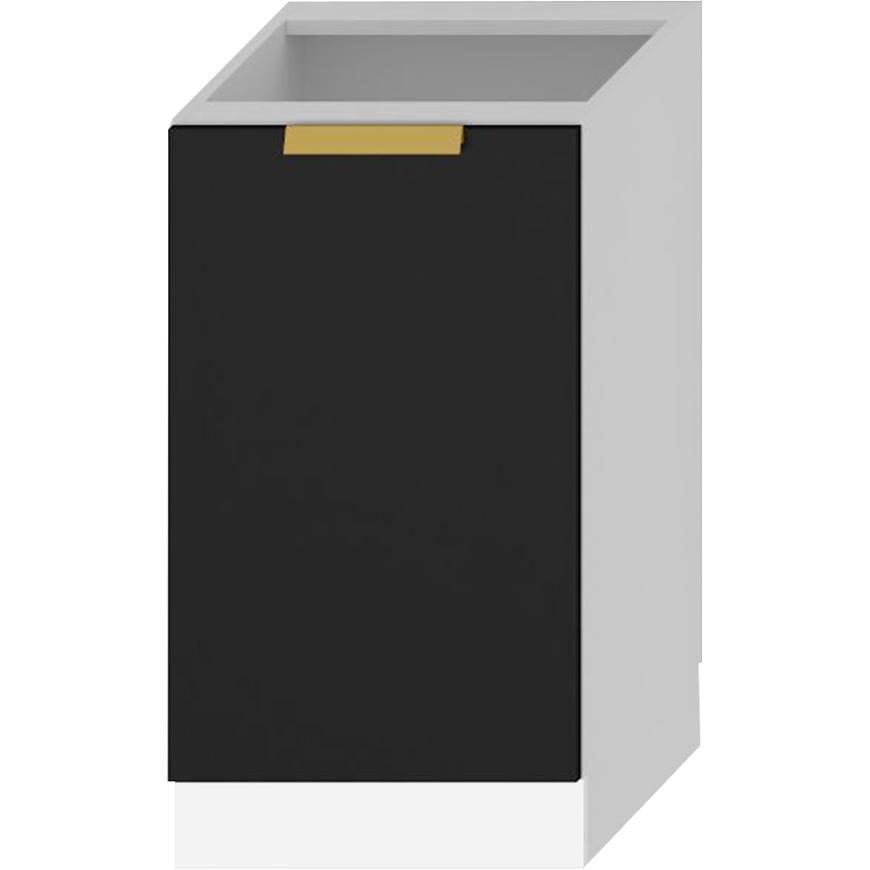 Kuchyňská Skříňka Denis D45 Pl Černá Mat Continental/Bílý Baumax