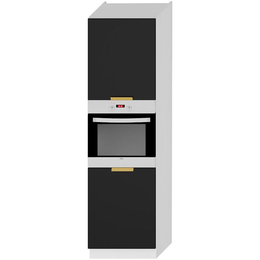 Kuchyňská Skříňka Denis D60pk 2133 Pl Černá Mat Continental/Bílý Baumax