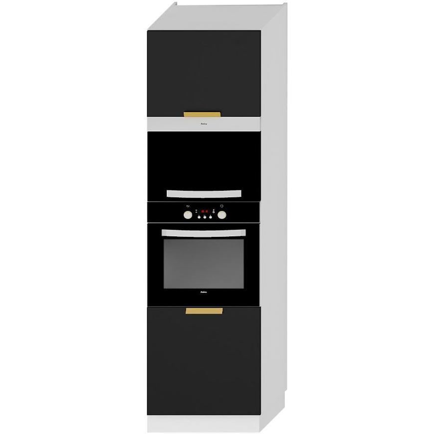 Kuchyňská Skříňka Denis D60pk Mv 2133 Pl Černá Mat Continental/Bílý Baumax