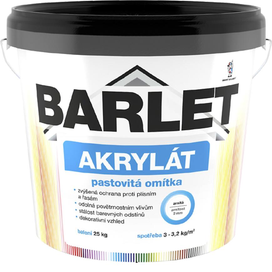 Barlet akrylát zrnitá omítka 2mm 25kg 5441 BARLET