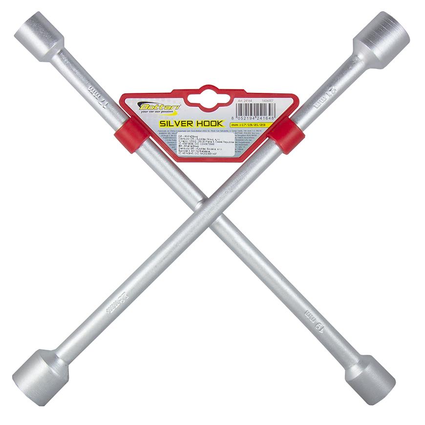 Klíč křížový silver Bottari